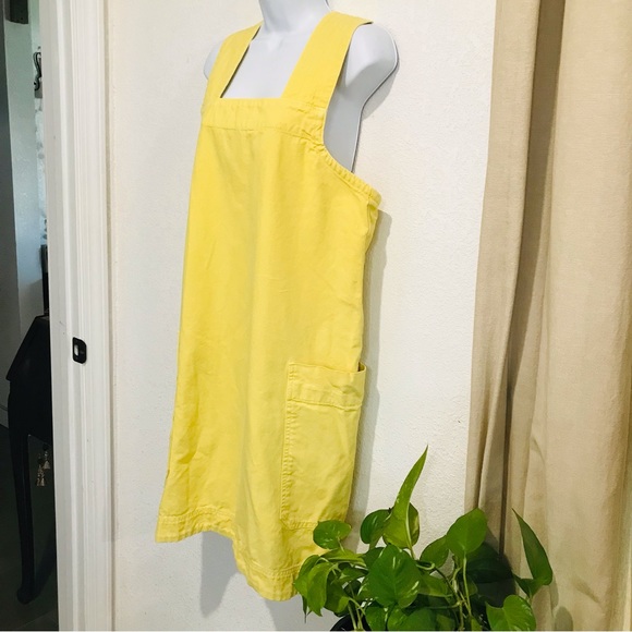 Everlane Cross Back Apron Mini Dress Sz M - Picture 6 of 12